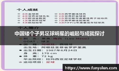 中国矮个子男足球明星的崛起与成就探讨